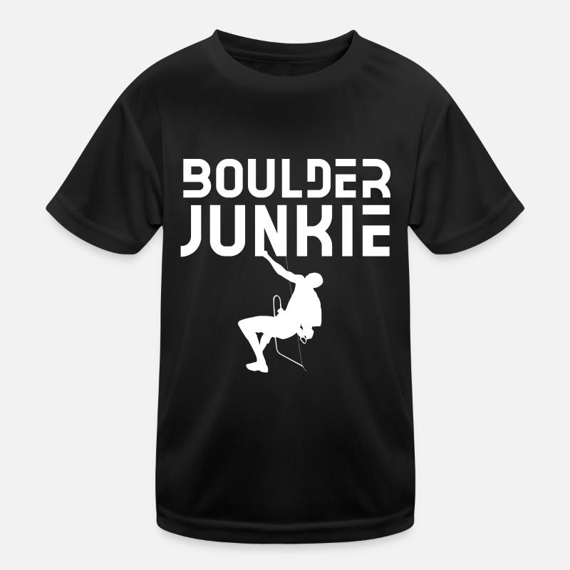 Boulder Junkie Boulderer Boulderer Bouldering T-shirt sport Enfant