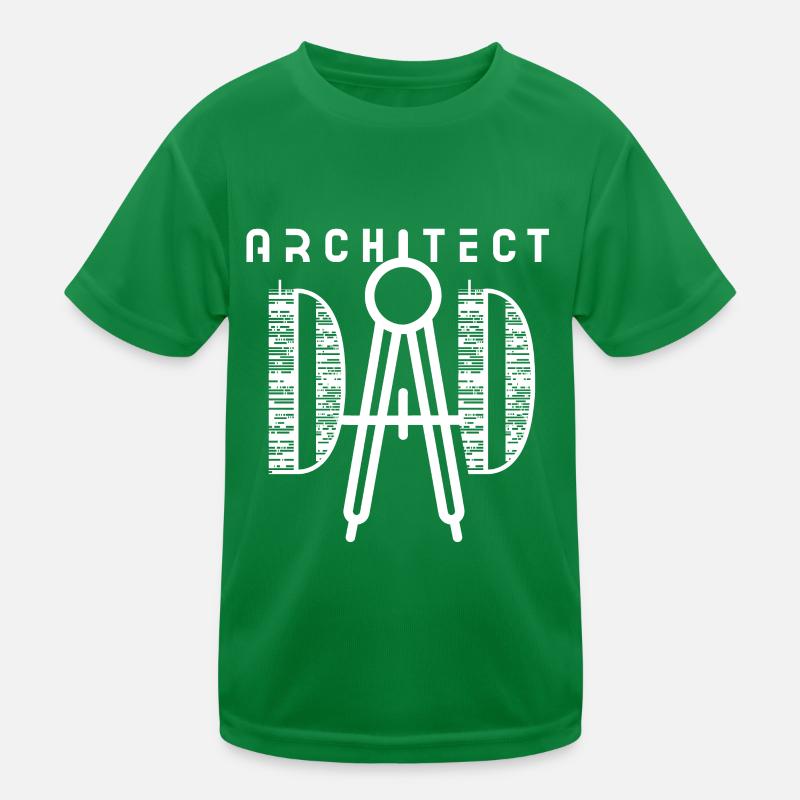 Architect Papa Architecture Student Architect Kids Functional T-Shirt