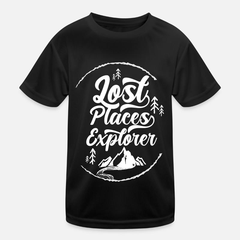 Lost Places Explorer Quitter Explorer Des lieux T-shirt sport Enfant