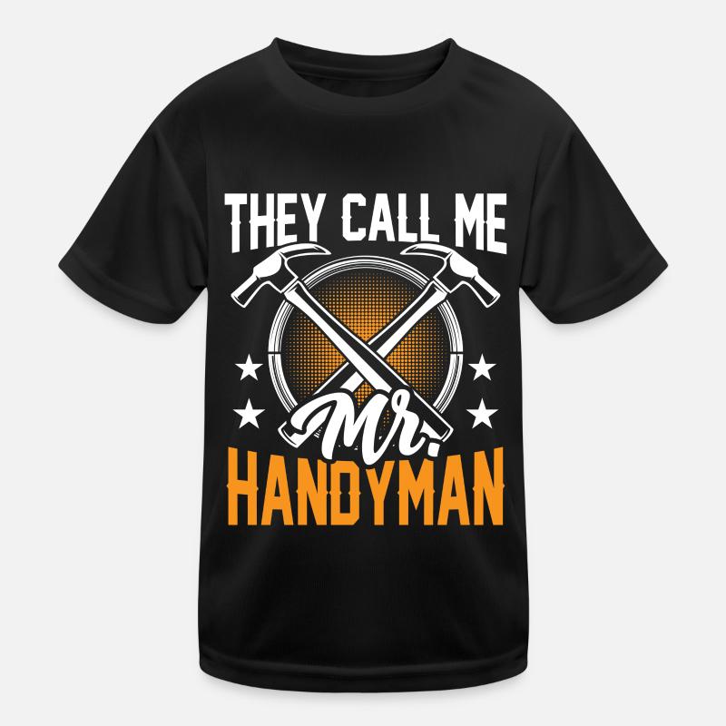 They call me Mr. DIY DIY craft Kids Functional T-Shirt