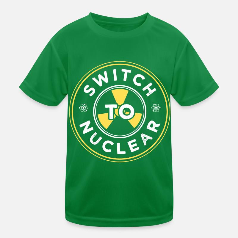 Umstieg Auf Kernenergie Kernkraft Atomkraft Kinder Funktions-T-Shirt