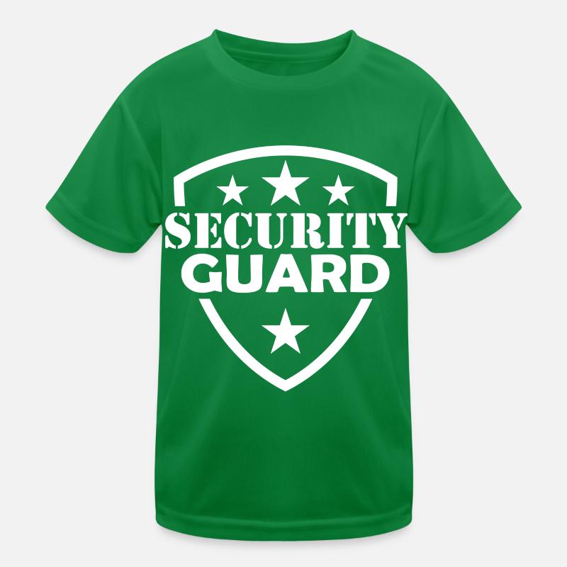 Agent de sécurité Sécurité Sécurité Sécurité T-shirt sport Enfant