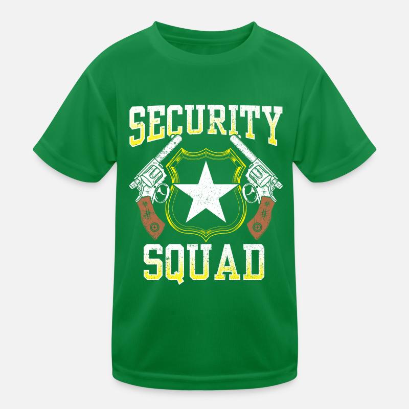 Security Team Security Bouncer Security Kids Functional T-Shirt