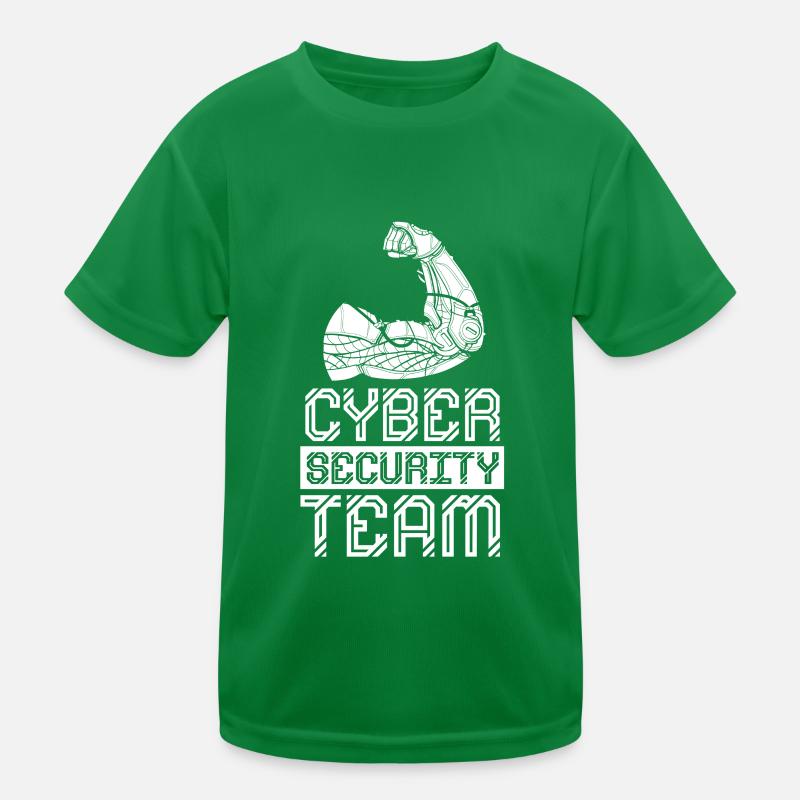 Cybersecurity Team Hacking Hacker IT Sicherheit Kinder Funktions-T-Shirt