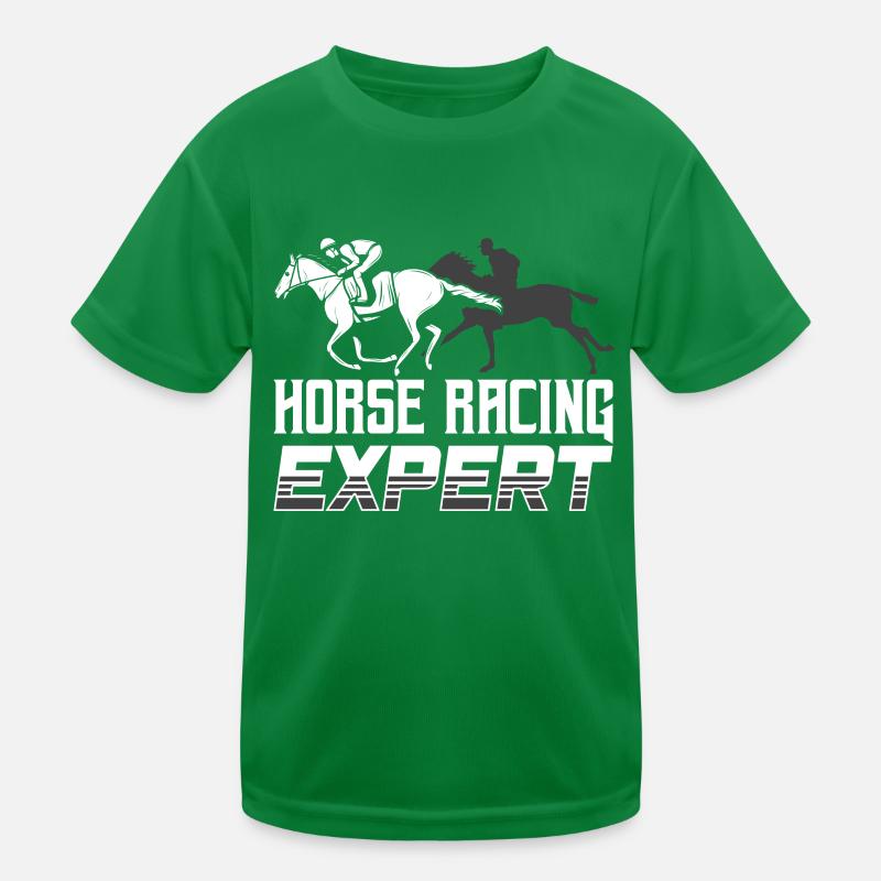 Expert pour les chevaux de course de chevaux Hippodrome Chevaux T-shirt sport Enfant