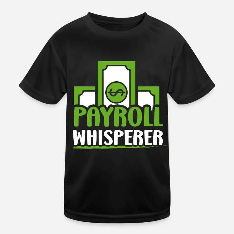 Lohnbuchhaltung Flüsterer HR Human Resources Kinder Funktions-T-Shirt