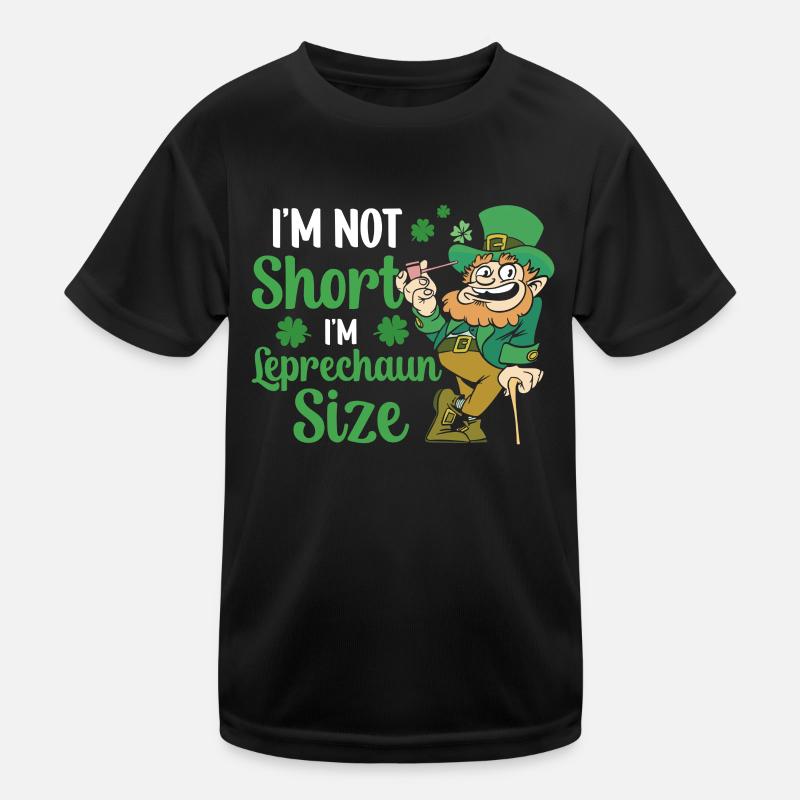 Ich Bin Nicht Klein Ich Habe Leprechaun Größe Ire Kinder Funktions-T-Shirt