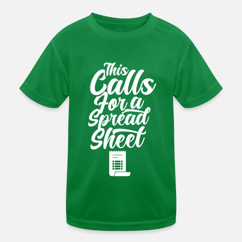 Dies Erfordert Ein Spreadsheet Tabelle Buchhalter Kinder Funktions-T-Shirt