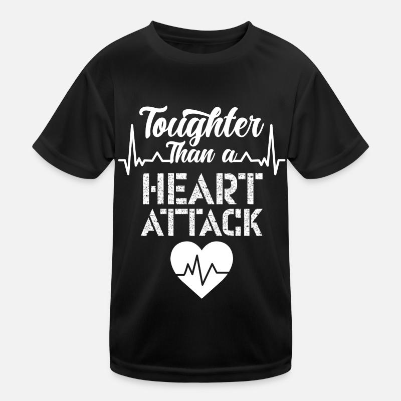 Harder than a heart attack heart attack heart attack Kids Functional T-Shirt