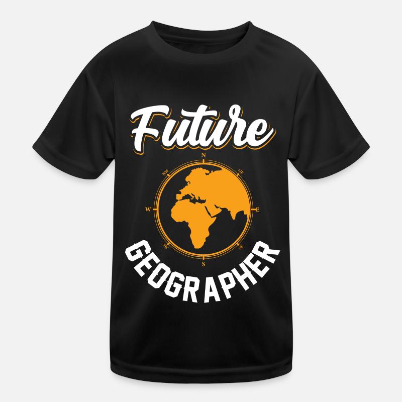 Future Geography Student Geography Kids Functional T-Shirt