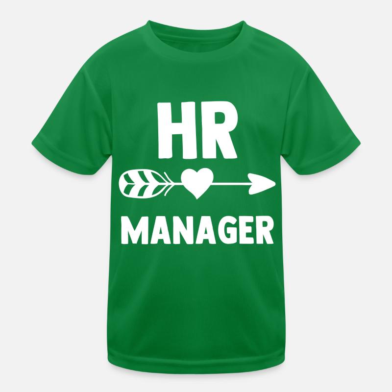 Hr Manager Personaler Personal Human Resources Kinder Funktions-T-Shirt