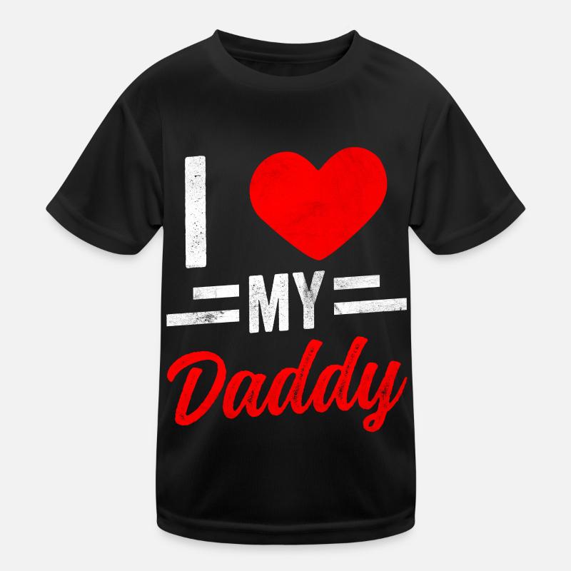 Ich Liebe Meinen Daddy Vater Papa Papi Vater Tag Kinder Funktions-T-Shirt