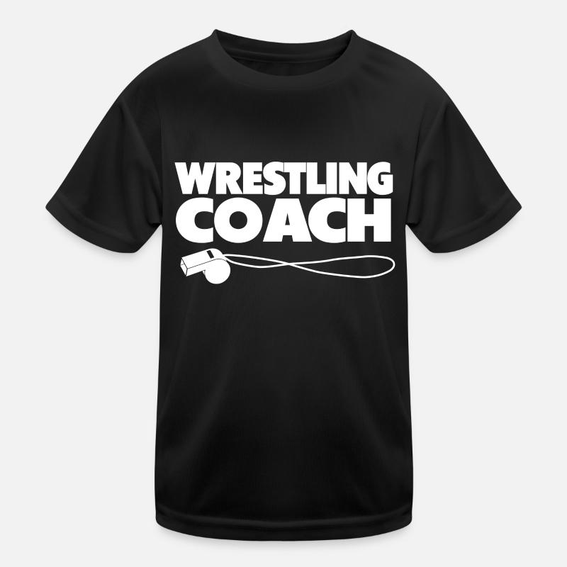 Wrestling Trainer Ringer Ringkampf Ringen Kinder Funktions-T-Shirt