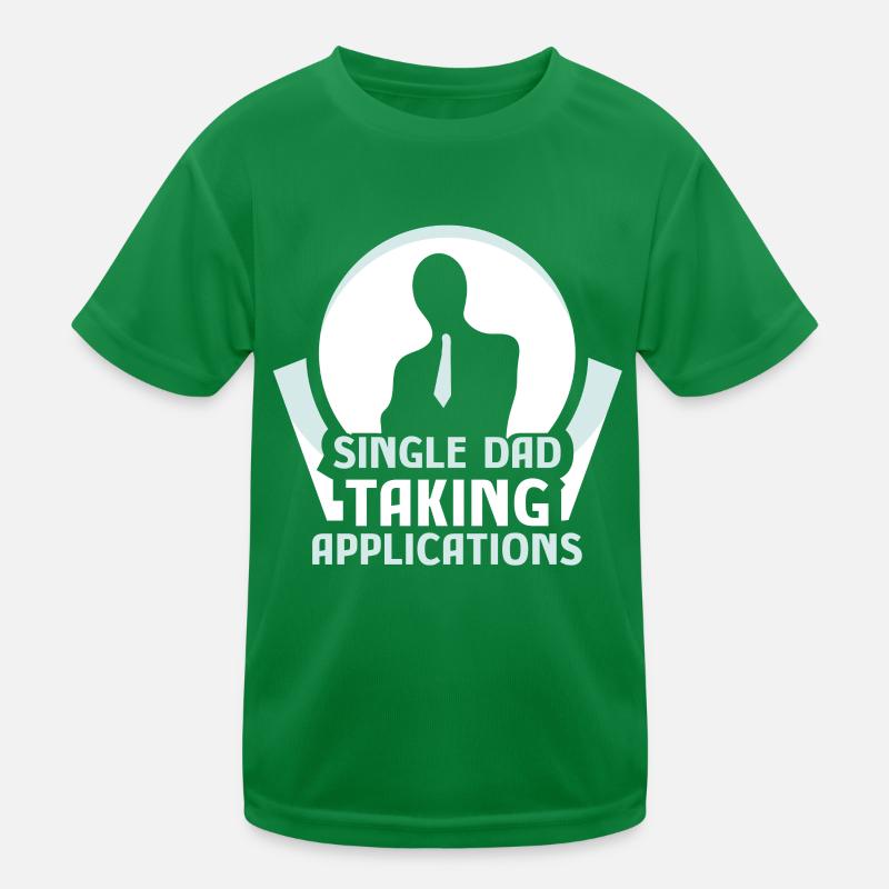 Single father accepts applications Kids Functional T-Shirt