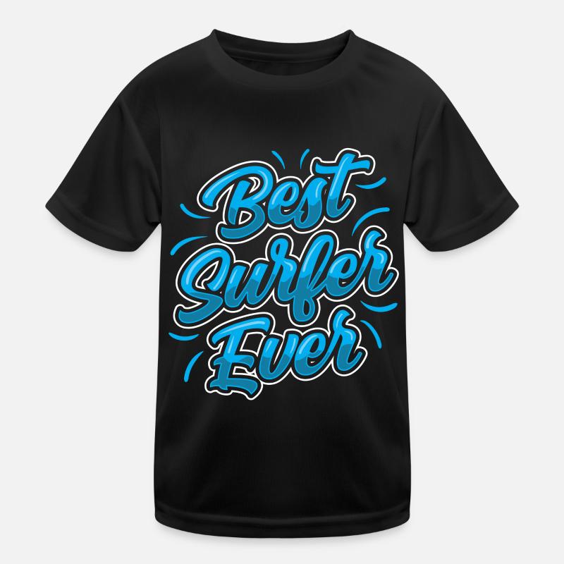 Bester Surfer Aller Zeiten Surfen Surfing Kinder Funktions-T-Shirt