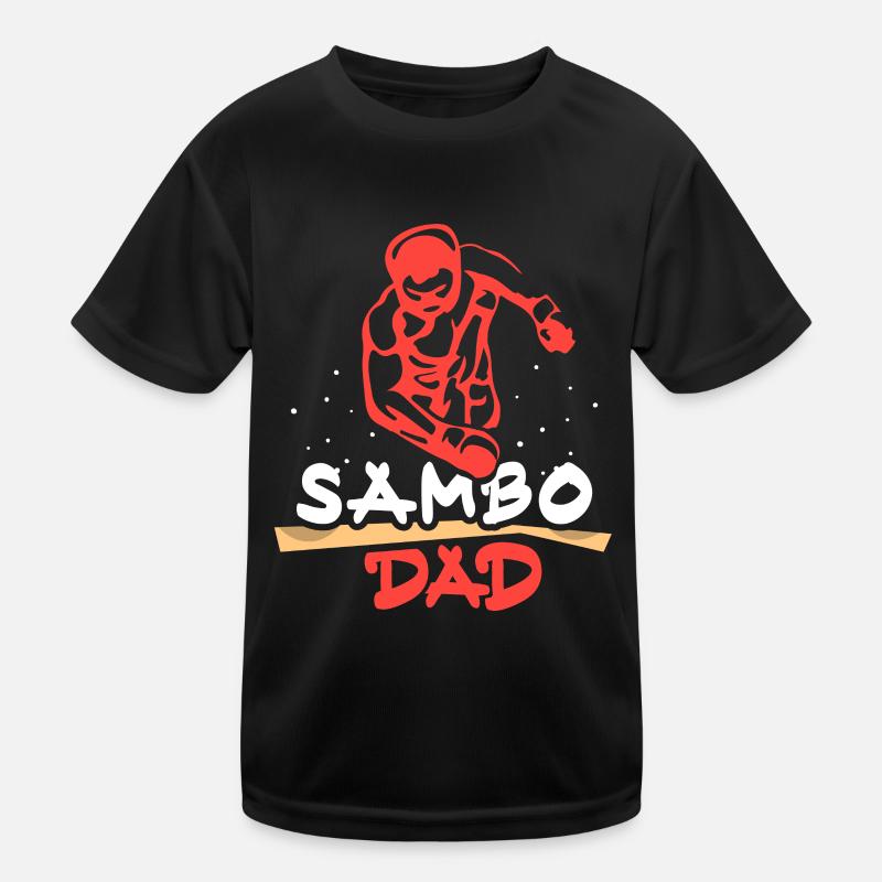 Sambo Father Martial Arts Training Martial Arts Kids Functional T-Shirt