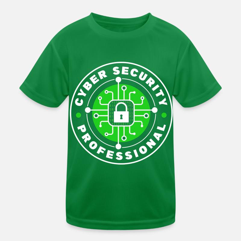 Cybersecurity Professional IT Security Hacker Hacking Kids Functional T-Shirt