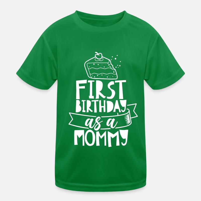 Erster Geburtstag Als Mami Party Mama Mutter Kinder Funktions-T-Shirt