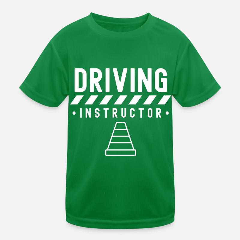 Driving instructor Driving lesson Driving school Driving student Kids Functional T-Shirt