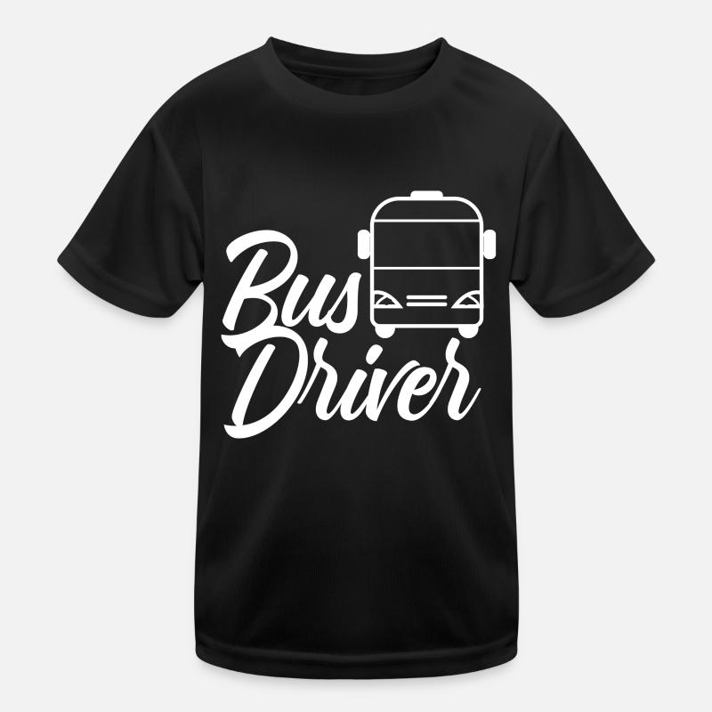 Chauffeur de bus Autocar Trajet en bus T-shirt sport Enfant