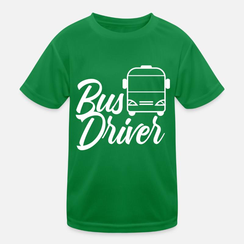 Bus driver Coach Bus ride Kids Functional T-Shirt