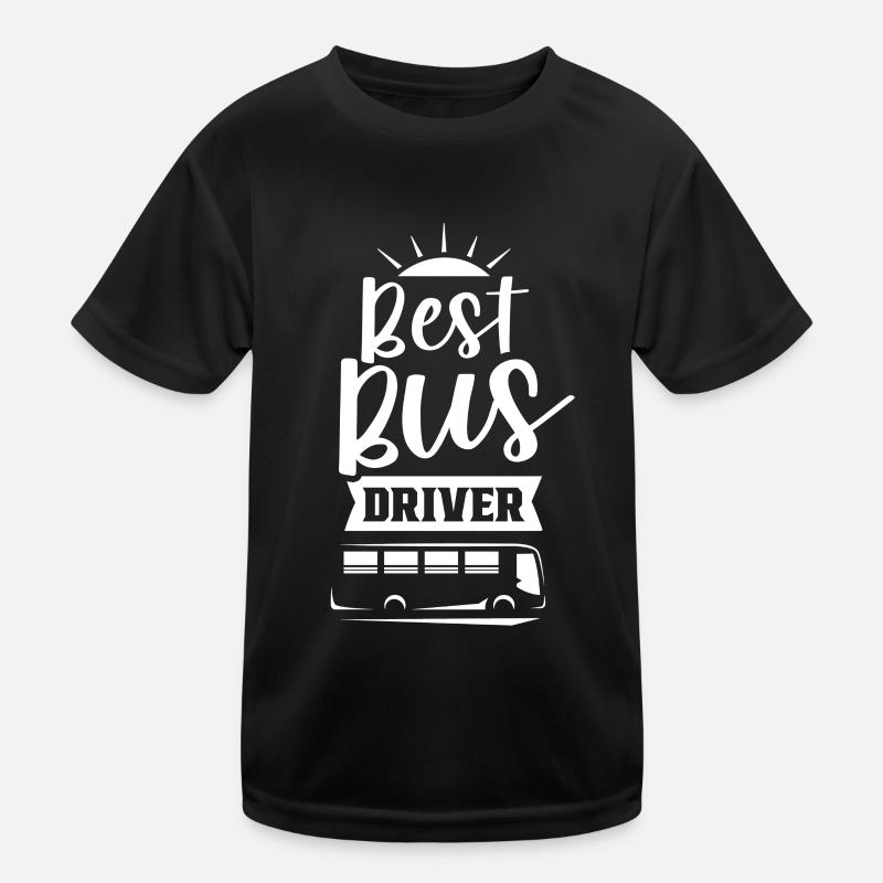 Bester Busfahrer Busfahren Reisebus Kinder Funktions-T-Shirt