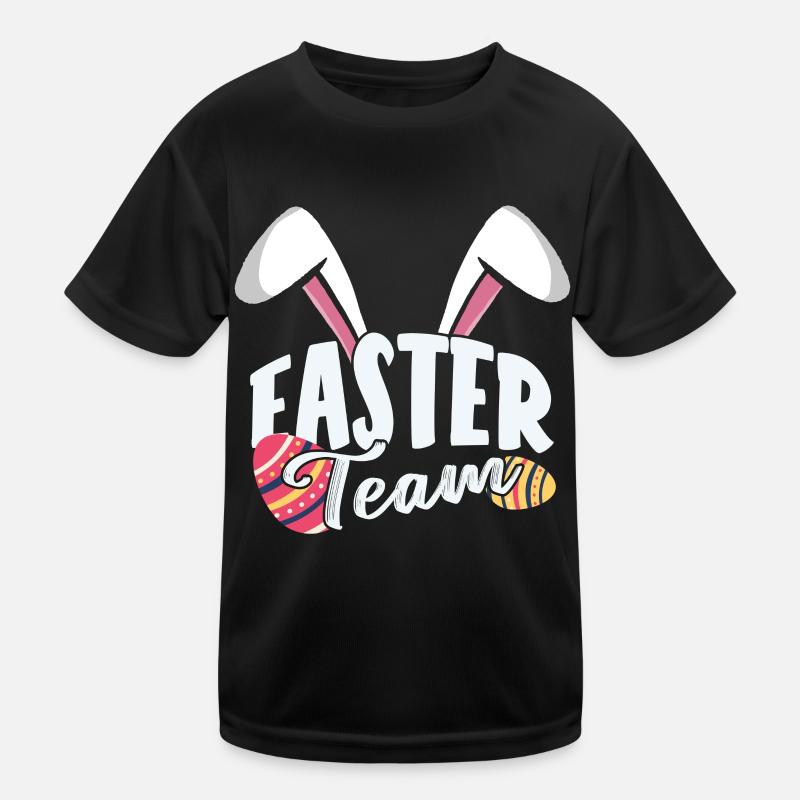 Easter Team Easter Easter Easter Easter Easter Kids Functional T-Shirt
