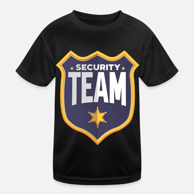 Équipe de sécurité Équipe de sécurité Sécurité Du videur T-shirt sport Enfant