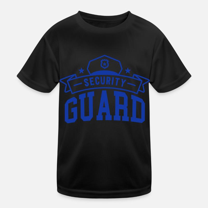 Sécurité Sécurité Sécurité Agent de sécurité T-shirt sport Enfant