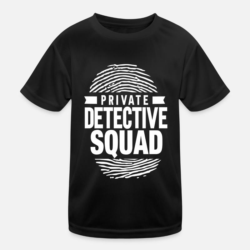 Escouade de détective privé Agence de détective privé Privé T-shirt sport Enfant