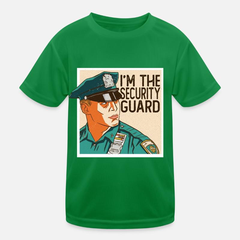 I am the security security bouncer Kids Functional T-Shirt