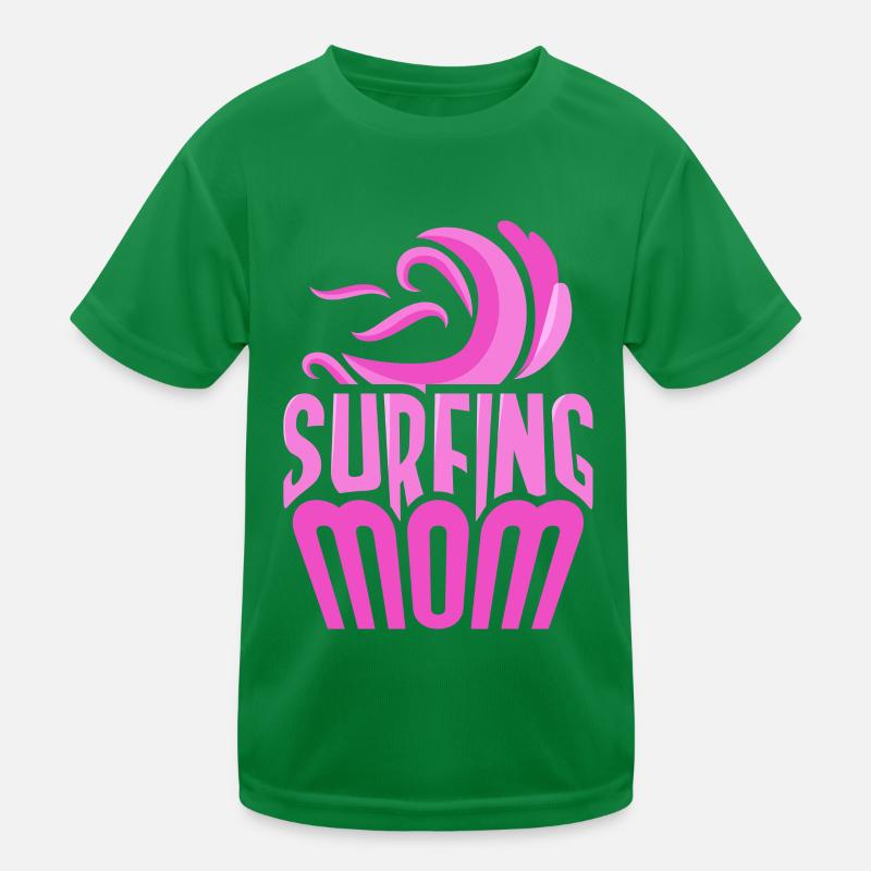 Surf Mama Surf Surfer Planche de surf T-shirt sport Enfant