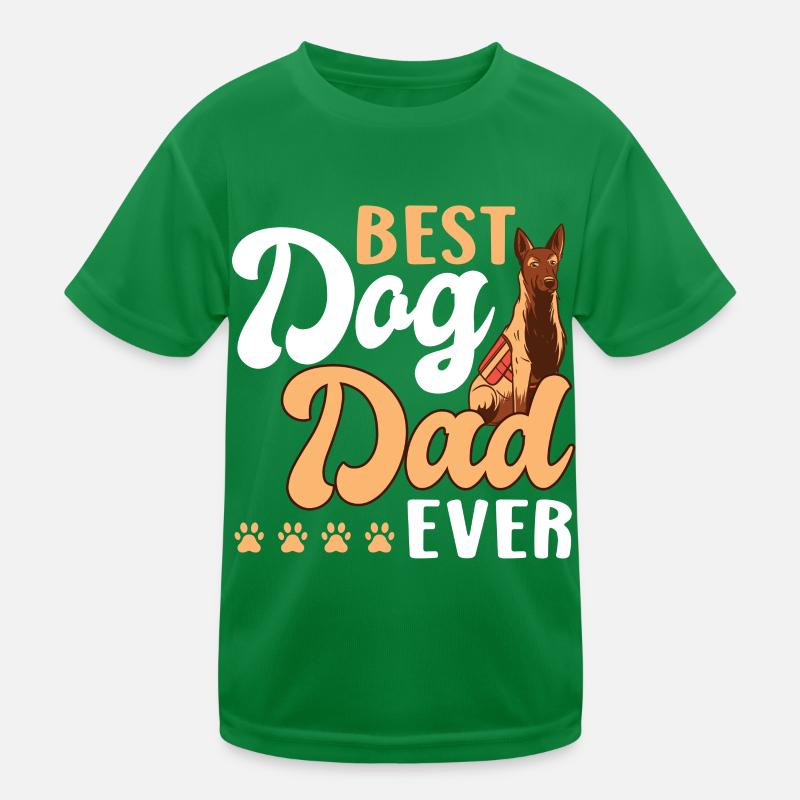 Bester Hundepapa Aller Zeiten Hund Vater Papi Kinder Funktions-T-Shirt