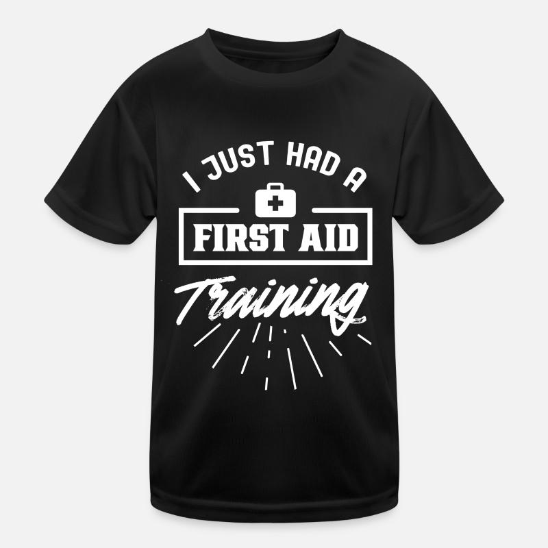 Ich Hatte Gerade Einen Erste Hilfe Kurs Lehrer Kinder Funktions-T-Shirt