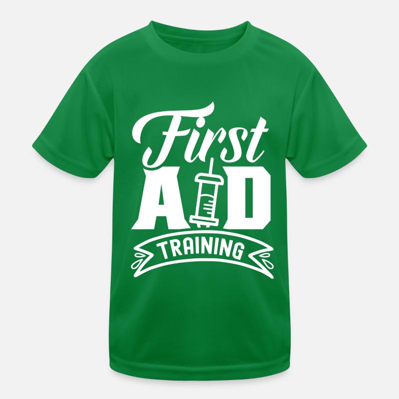 Formation en secourisme Cours de secourisme T-shirt sport Enfant