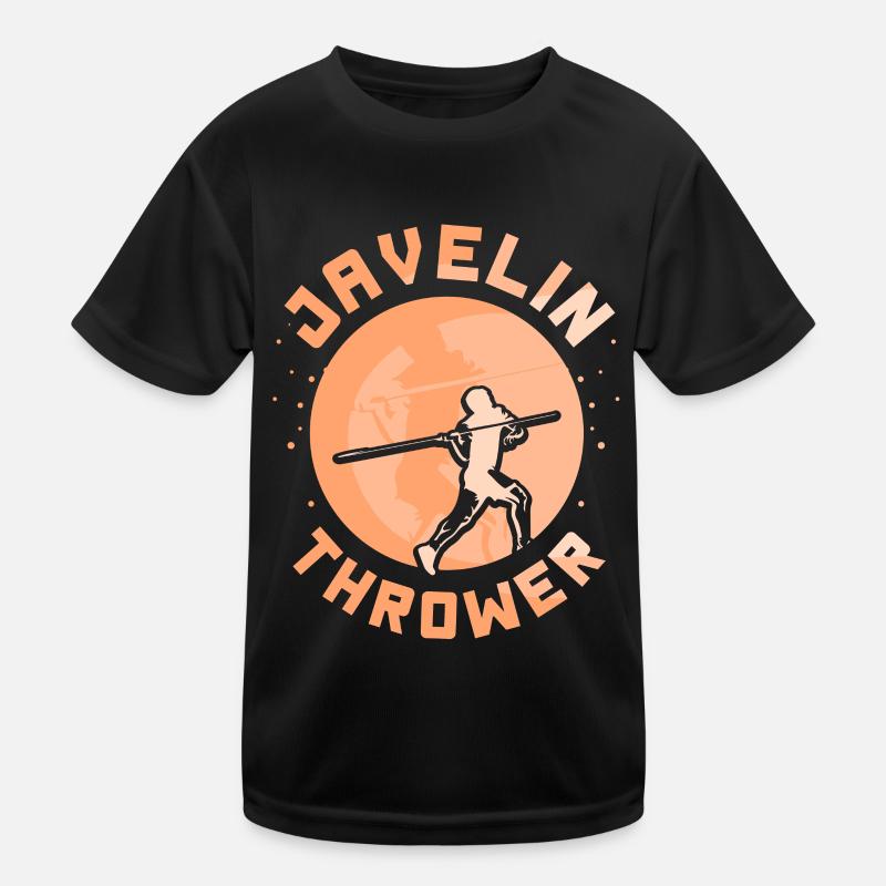 Javelin Throw Javelin Throw Javelin Throw Javelin Kids Functional T-Shirt