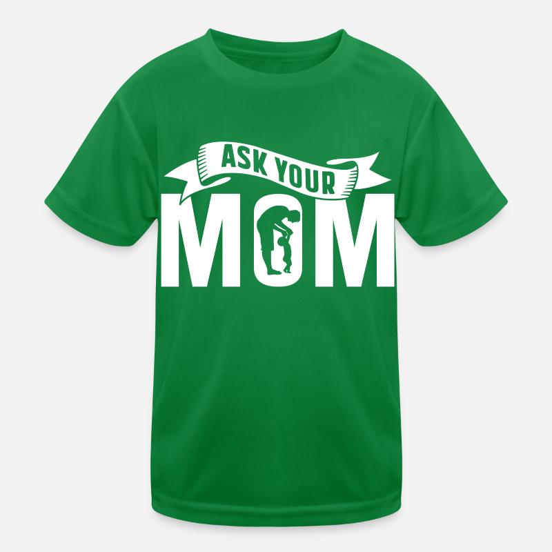 Frag Deine Mutter Vater Tag Papa Vater Papi Kinder Funktions-T-Shirt