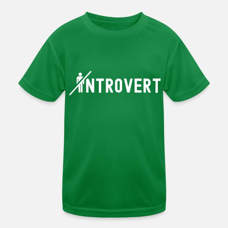 Introvertiert Introvertierter Schüchtern Sarkasmus Kinder Funktions-T-Shirt