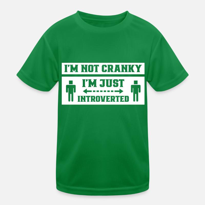 Bin Nicht Verschroben Ich Bin Nur Introvertiert Kinder Funktions-T-Shirt