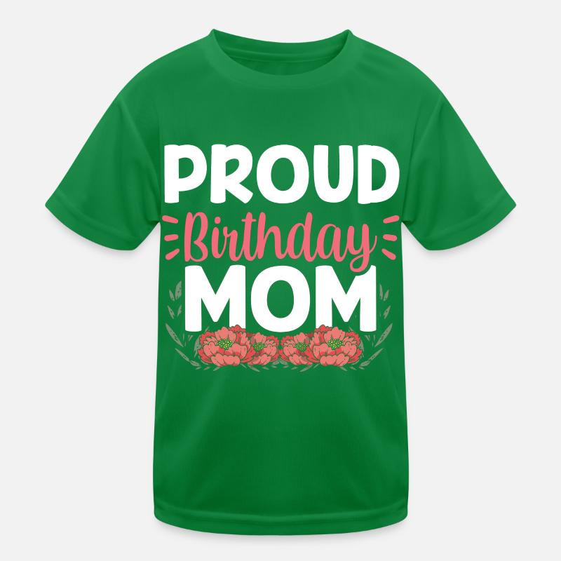 Stolze Geburtstags Mama Mami Geburtstag Mutter Kinder Funktions-T-Shirt