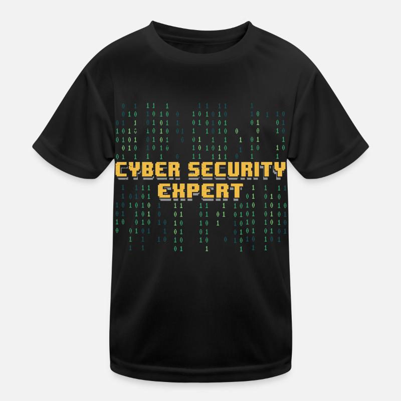 Experte Für Cybersicherheit Hacker Cybersecurity Kinder Funktions-T-Shirt