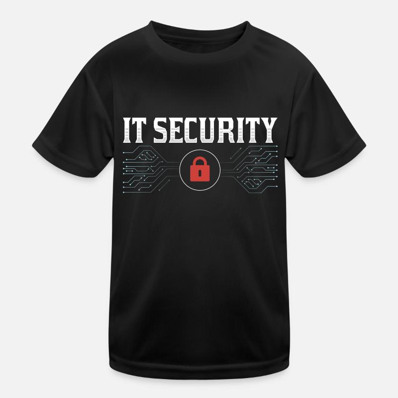 It Security Hack Cybersecurity Hacking Hacker Kids Functional T-Shirt