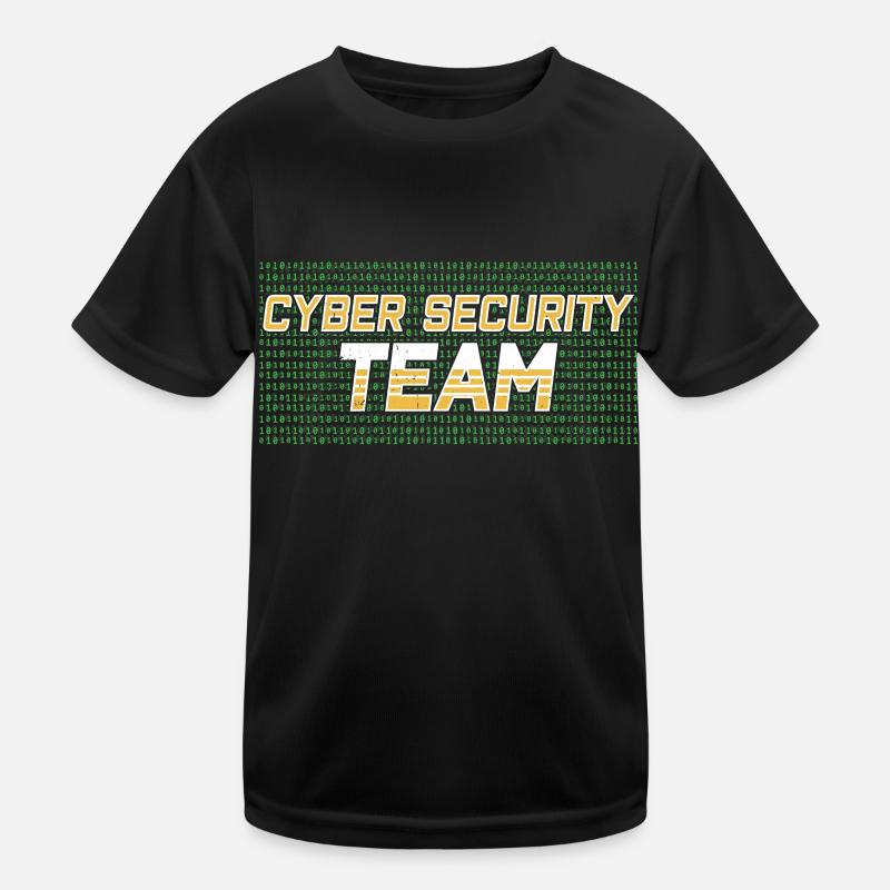 Cyber Sicherheit Team Hacker Hack Cybersecurity Kinder Funktions-T-Shirt
