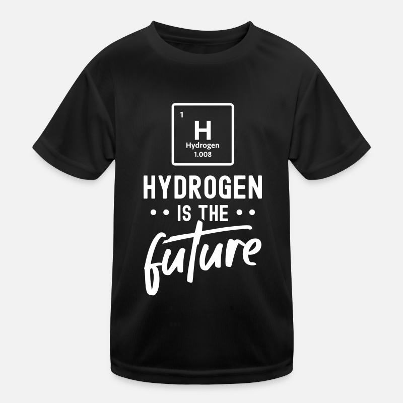 Wasserstoff Ist Die Zukunft Hydrogen Element Kinder Funktions-T-Shirt