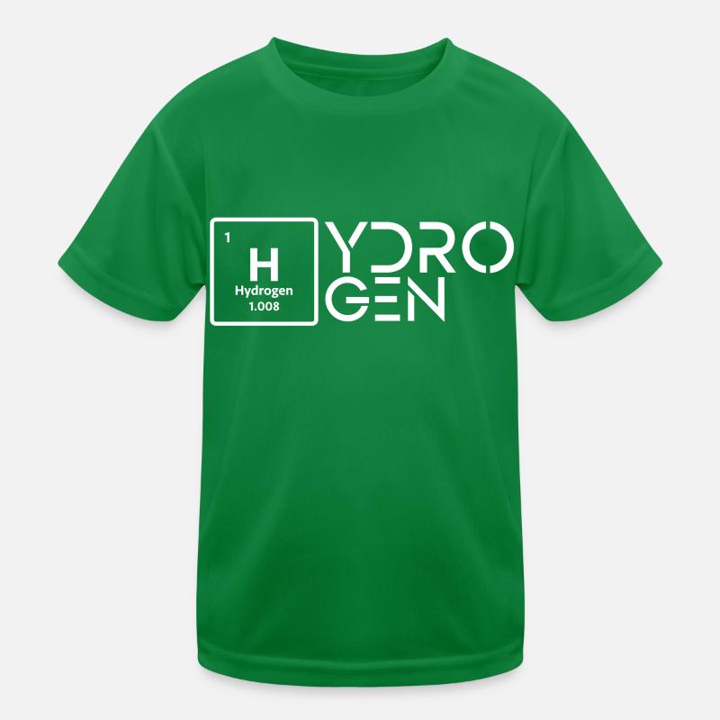 Wasserstoff Hydrogen Energie Element Kinder Funktions-T-Shirt