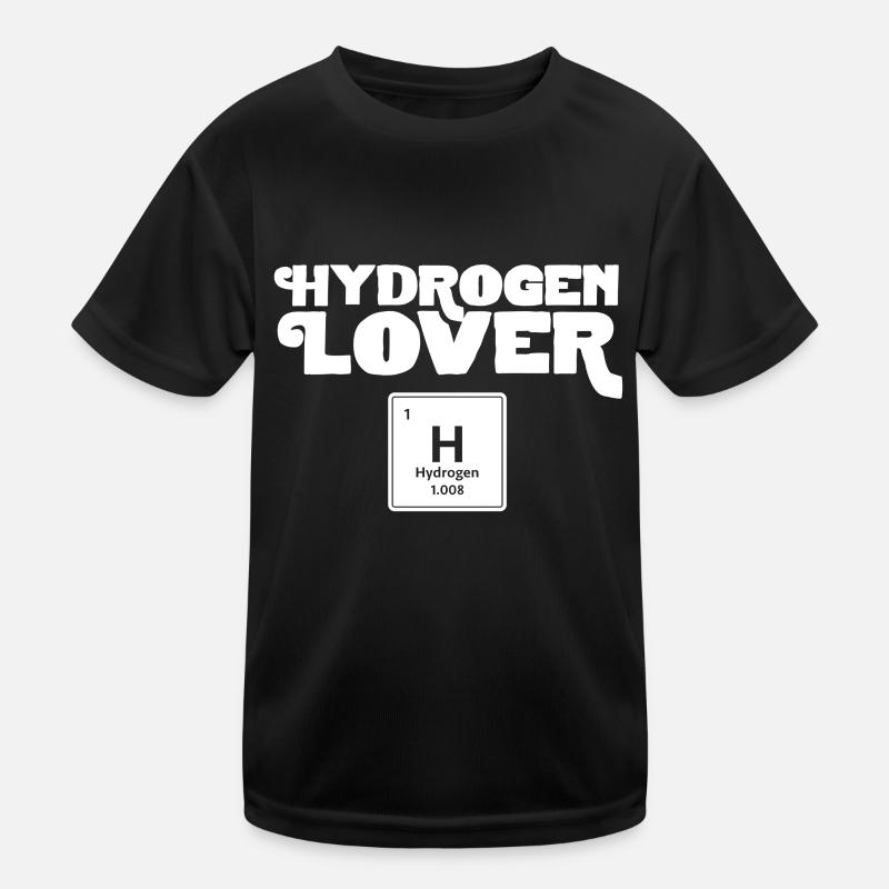 Wasserstoff Liebhaber Energie Hydrogen Element Kinder Funktions-T-Shirt