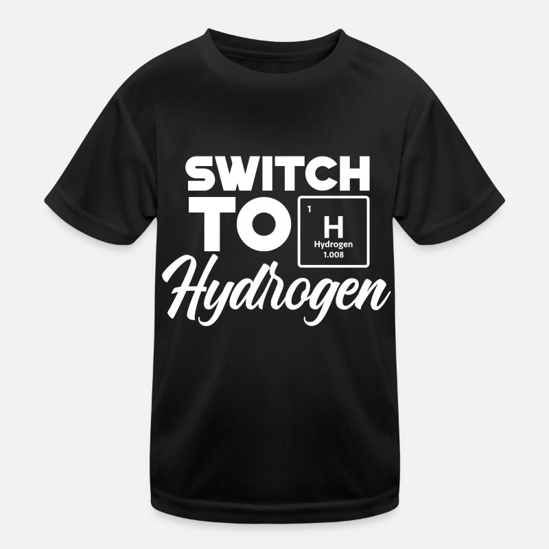 Switching to Hydrogen Hydrogen Element Energy Kids Functional T-Shirt