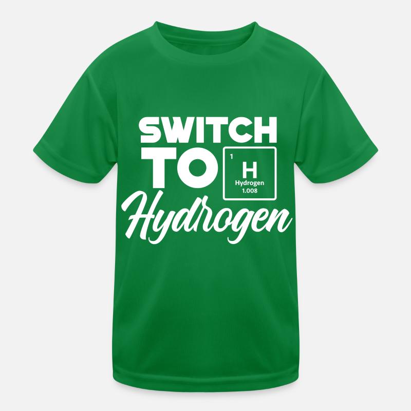 Passage à l’hydrogène Hydrogène Élément Énergie T-shirt sport Enfant