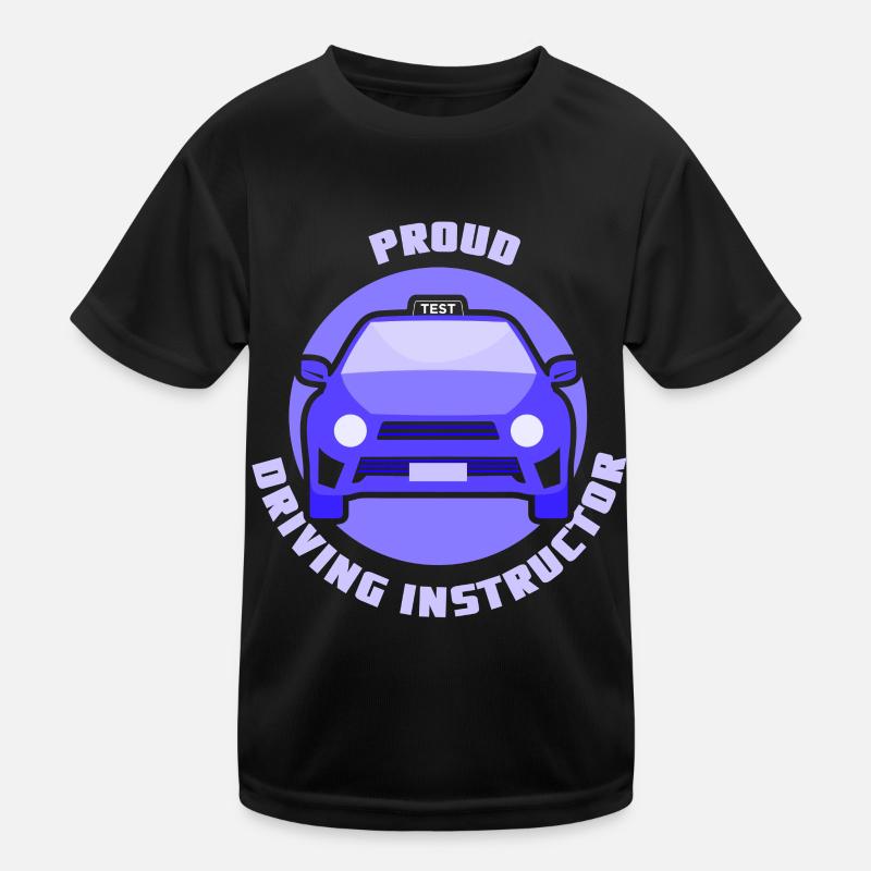 Fier moniteur de conduite Profession École de conduite Cours de conduite T-shirt sport Enfant
