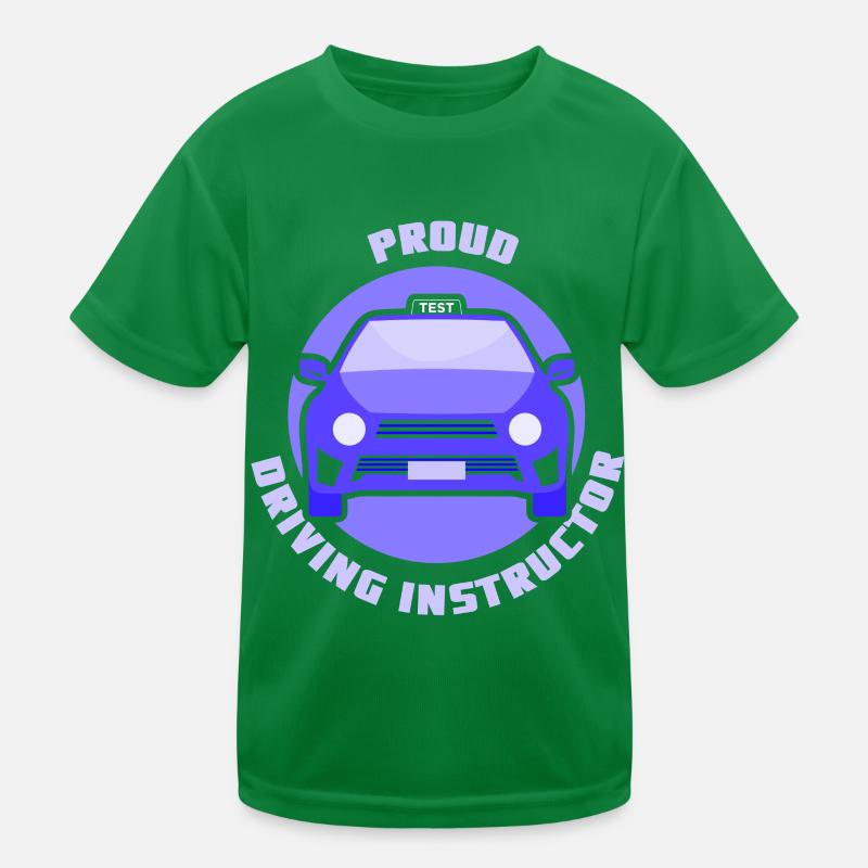 Proud driving instructor Profession Driving school Driving lesson Kids Functional T-Shirt